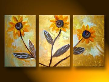 Dafen Oil Painting on canvas flower -set106 - Click Image to Close